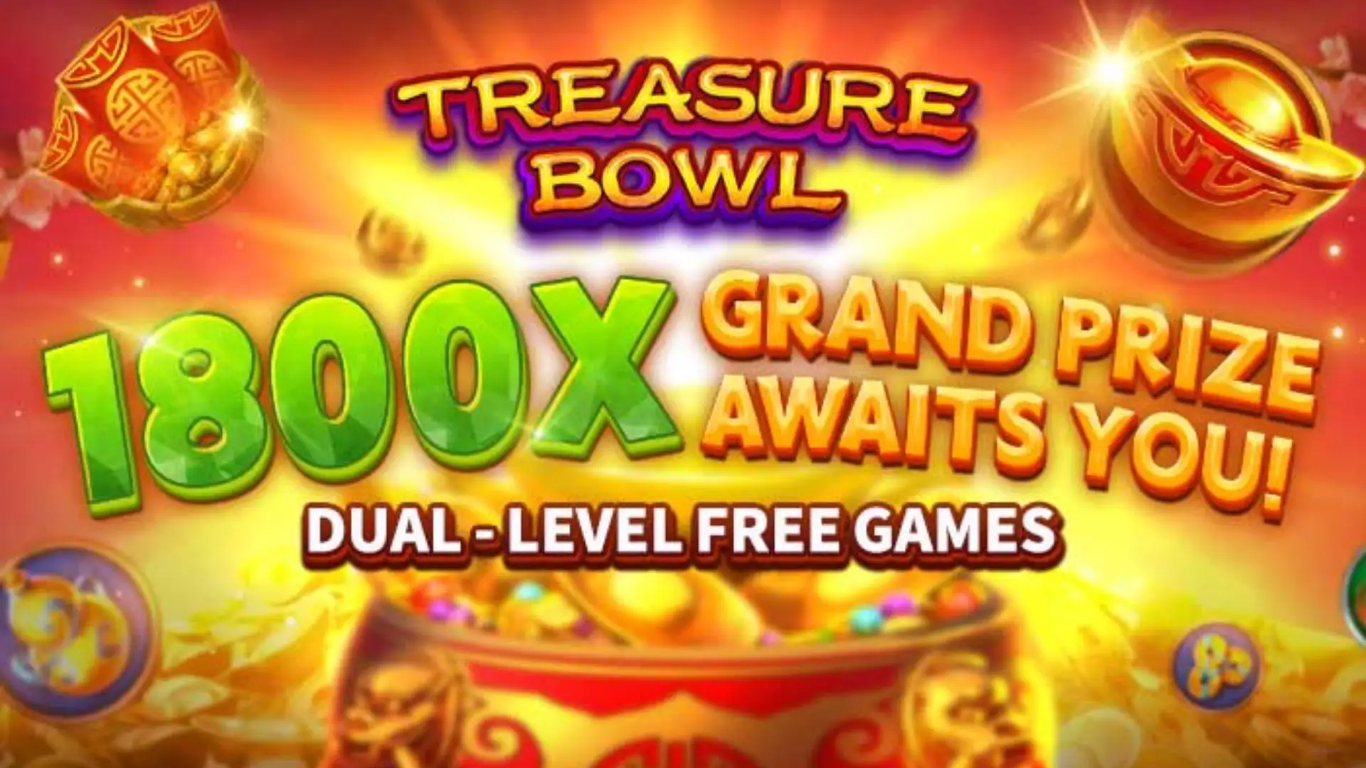 Multiplicadores Treasure Bowl 3633bet - 7777x Máximo com Tigela Dourada